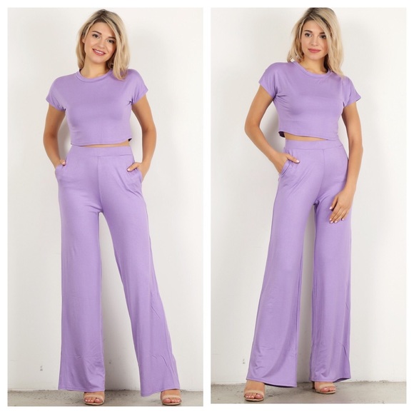 Lilac 2pc Pant Set - Picture 6 of 9